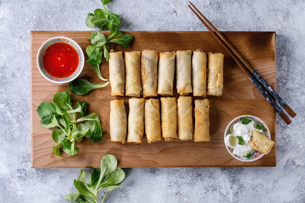 Vegetable Spring Rolls - The Cooking Collective