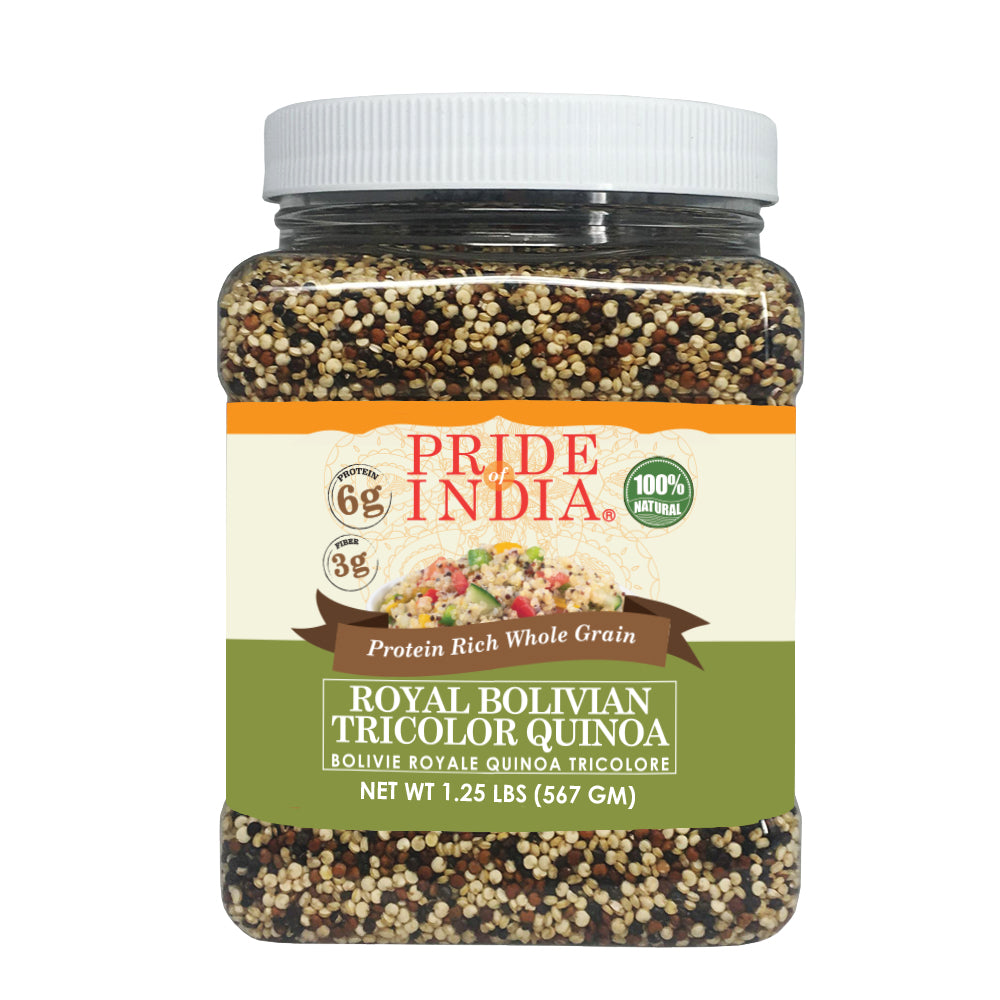 Three Color Quinoa - Protein Rich Whole Grain Jar