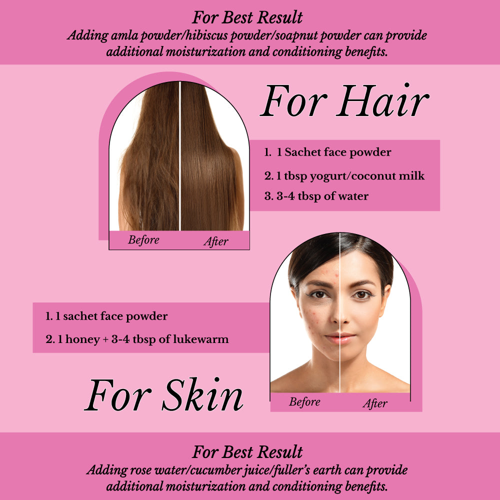 Hair Bliss- Natural Shikakai Acacia Herbal Hair & Skin Conditioning Powder