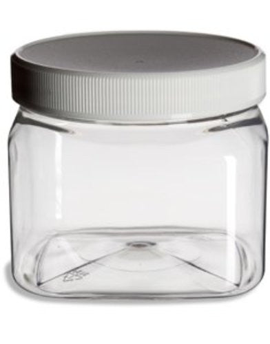 16 oz. Mason Jar, PETE-PLASTIC (64 JARS)
