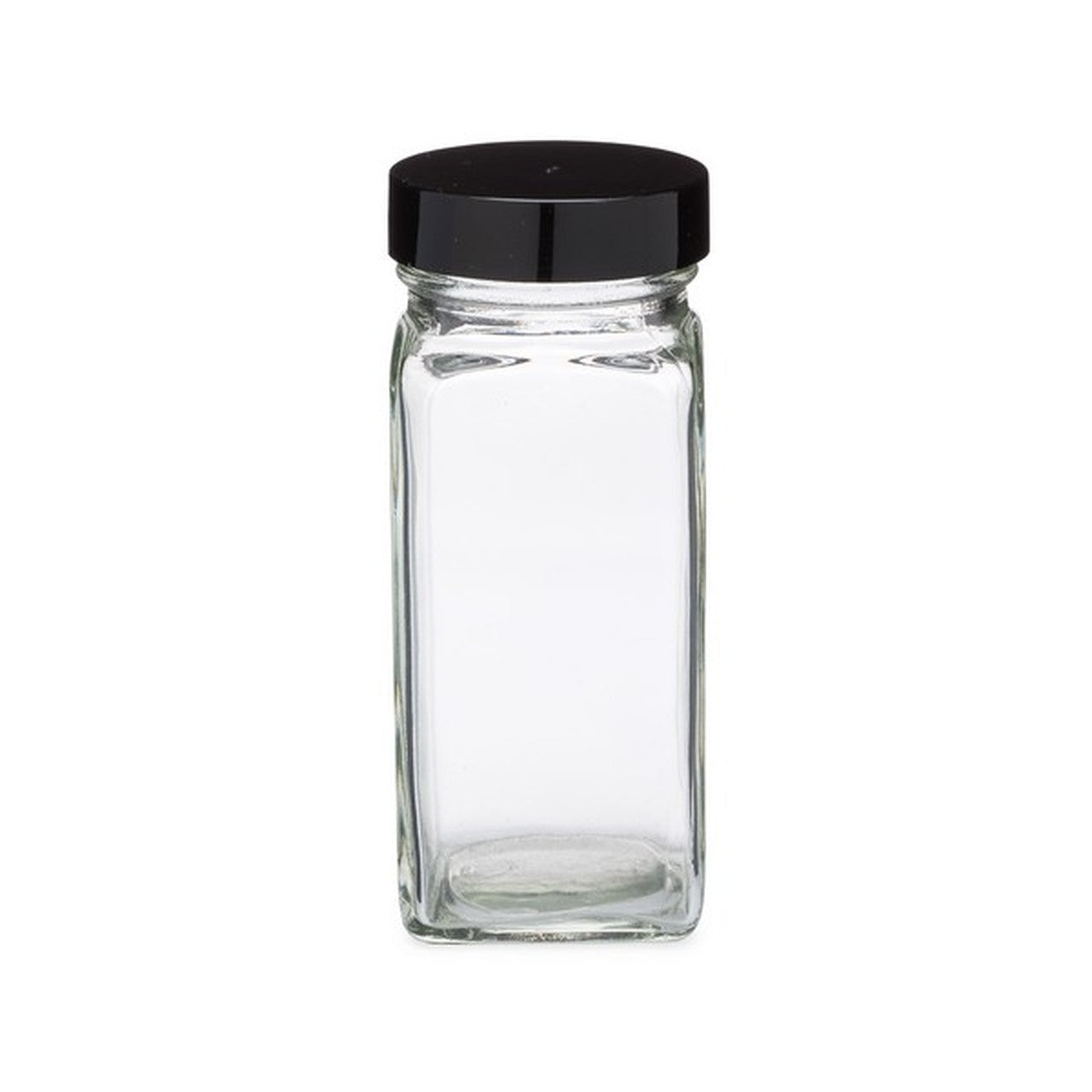 Spice Bottles Empty Glass with Labels 4 oz - Spice Jars, Spice
