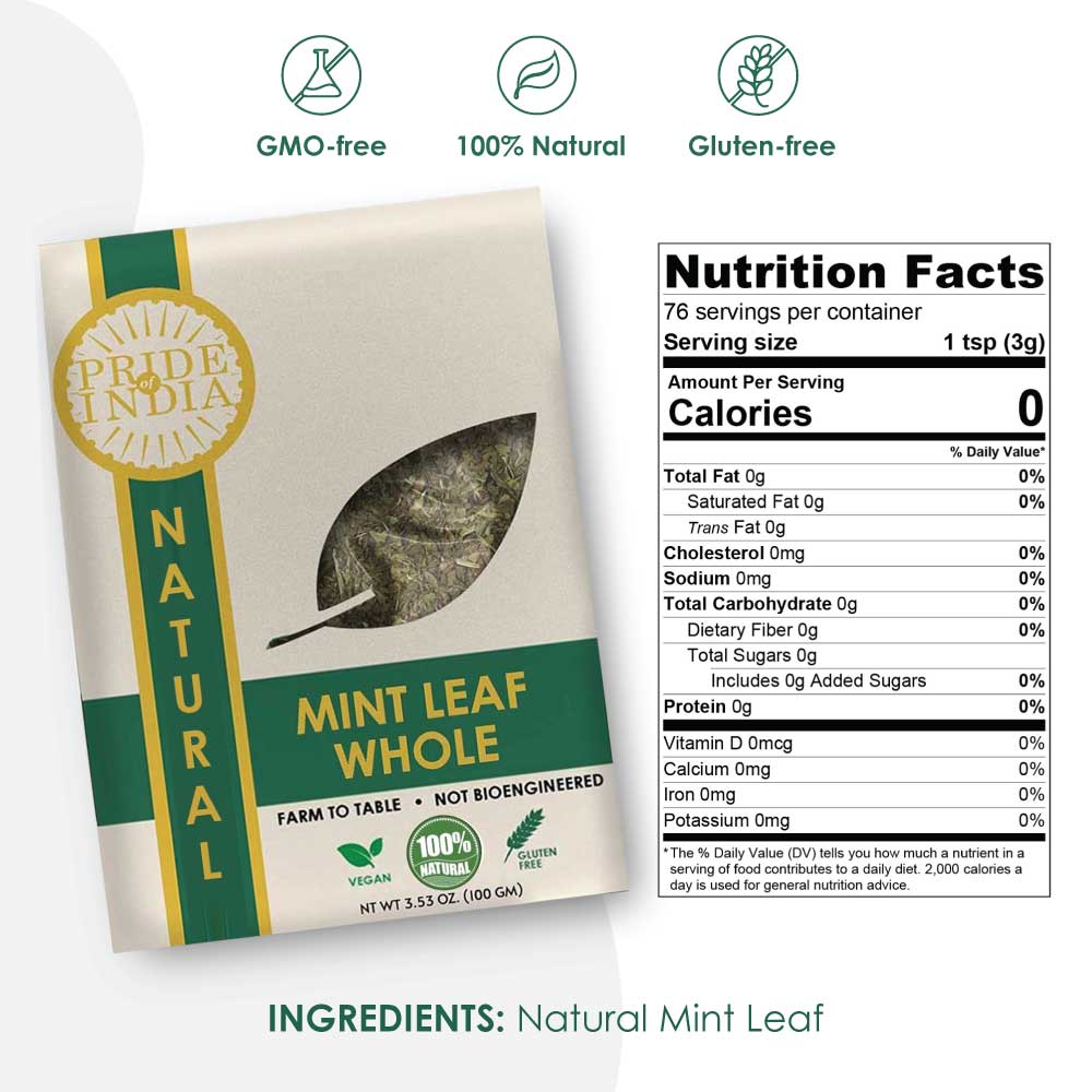 Gourmet Mint Leaf Whole